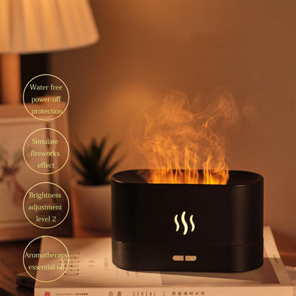 Warm Light Flame Oil Purifier