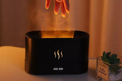 Warm Light Flame Oil Purifier